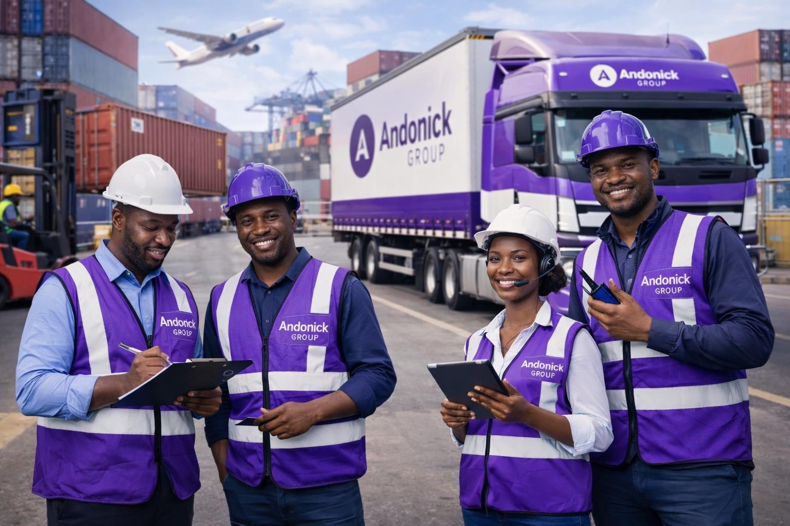 Équipe ANDONICK Group sur le terrain