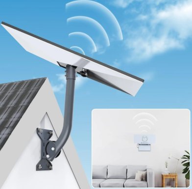 Fixation antenne Starlink